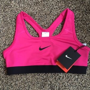 NWT Nike Pink Sports Bra